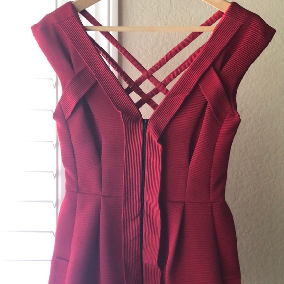 Nanette Lepore red dress - Picture 4 of 5